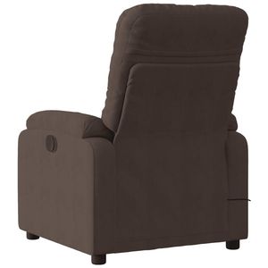 Fauteuil inclinable de massage marron - Product Image 4