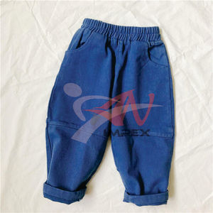 NUEVOS Pantalones Largos de Algodón 100% para Niños, Overoles con Costuras, Pantalones de Cintura Elástica para Niños y Niñas - Product Image 5