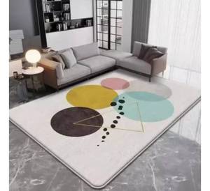Juego de Alfombras de Lujo con Diseño Moderno, Ecológicas, Aptas para Mascotas, para Sala de Estar, Florales, Multicolores, Hechas a Mano con Alta Calidad - Product Image 2
