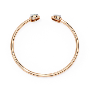 <b>Rose</b> <b>Gold</b> Bracelets for Women Simple Minimal Design Shiny Look Stylish Daily Wear Jewelry Gift Idea - Product Image 4