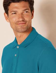 Camiseta Polo Clásica para Hombre, Tejido de Punto Suave, Cierre de Botones, Estilo Casual Elegante para Negocios, Uso Casual y al Aire Libre, Venta al Por Mayor - Product Image 2