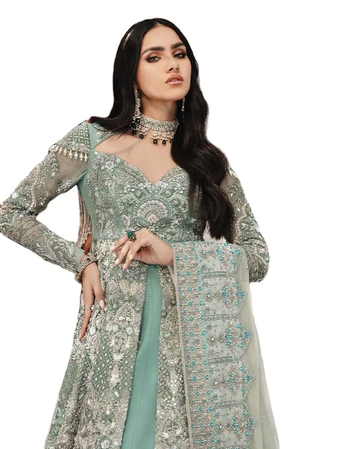 Salwar Kameez Chiffon Suit indian Pakistani Designer Dress Wedding Cloth Collection Selling Dress 2022