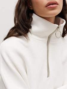 Women's Winter/Autumn Oversized Zip Heavyweight Hoodies Breathable Windproof Terry Fabric Custom Loose Casual Street Trend - Product Image 3