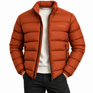 Chaqueta Casual de Plumón 100% para Hombre, Modelo North Classic Plus Size, Chaqueta de Plumón para Hombre, Transpirable y Personalizable - Product Image 2