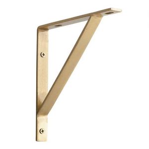 Support mural en laiton résistant à la rouille pour étagères en bois intérieures et extérieures – Quincaillerie de fixation murale de qualité supérieure - Product Image 2