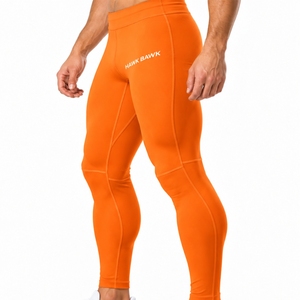 Leggings de compression pour hommes – Performance supérieure, ajustement extensible, confort actif, soutien musculaire, prêts pour l'entraînement, souplesse et mouvement, style athlétique - Product Image 3