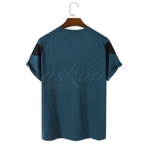 เสื้อยืดผู้ชายคุณภาพสูง ผ้าฝ้าย 100% สกรีนโลโก้ได้ เป็นมิตรกับสิ่งแวดล้อม ผ้ากันยับ ระบายอากาศดี ดีไซน์เรียบง่าย-ราคาดีที่สุดออนไลน์ - Product Image 2