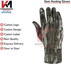 Guantes de Caza Térmicos de Dedo Completo, Resistentes al Viento, con Camuflaje, Agarre Antideslizante y Correa de Muñeca Ajustable para Deportes al Aire Libre - Product Image 4
