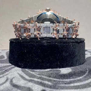 Reloj Mecánico de Alta Calidad con Diamantes VVS Moissanite, Estilo Hip-Hop con Cristales de Zafiro, Aprobado por el Probador de Diamantes - Product Image 4