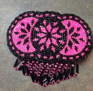 Fashionable Embroidery Seed Beaded Hair <b>Clip</b> For Wedding Parties Bohemian Seed Bead Hair Barrette for Women Trendy Hair Ornament - Product Image 4