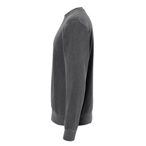 360g Cotton Pullover Wholesale Long Sleeve Embroidery Custom Logo Blank Men's <b>Sweatshirts</b> Deep Grey - Product Image 2