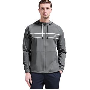 Striped Shell Windbreaker Lightweight Full Zip Outdoor <b>Jacket</b> Casual Sports Training <b>Running</b> Windbreaker Apparel for <b>Men</b> - Product Image 1