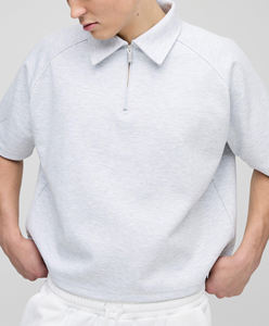 Camiseta de Algodón Transpirable de Primera Calidad para Hombre, Talla Grande, Color Sólido, Logotipo Personalizado, Secado Rápido, Ropa Urbana - Product Image 6