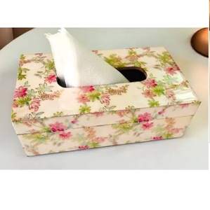 Porta Servilletas de Papel Decorativo para Mesa, Diseño Artesanal, Acabado Esmaltado - Product Image 6