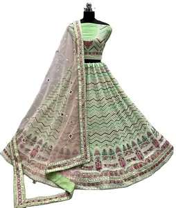 Indian Traditional Special Silk Lehenga choli For Party Hot Selling Wholesale Lengha Choli For Women Ethnic Wear Gown 2023