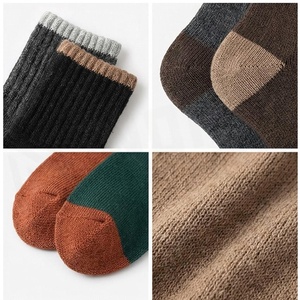 Crew <b>Socks</b> Geometric Pattern Blue Breathable <b>Running</b> <b>Socks</b> for Adults Spring Season - Product Image 4