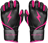 Gants de frappe de baseball pour adultes, antidérapants, en cuir souple, fermeture auto-agrippante, écologiques, durables, respirants, légers, ambidextres