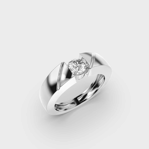 Anillo de Hombre de Lujo en Plata de Ley 925 con Moissanita, Calidad Premium, Brillo Espectacular, Joyería para Boda, Compromiso o Fiesta - Product Image 5