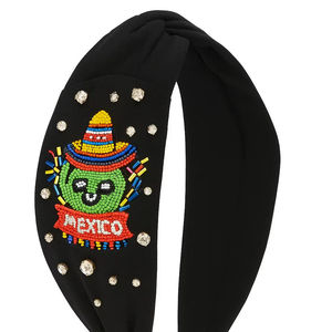 Nueva Diadema Hecha a Mano con Bordado y Cuentas para Fiestas, Eventos Deportivos y Regalos Festivos - Última Tendencia en Accesorios para el Cabello - Product Image 2