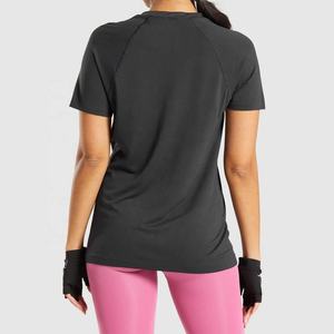 Camiseta Deportiva de Algodón para Mujer al por Mayor, Ropa de Yoga Personalizada, Ropa Deportiva para Gimnasio, Proveedor de Fábrica OEM ODM - Product Image 6