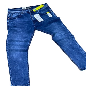 Pantalones vaqueros de mezclilla listos para enviar para hombre, pantalones ajustados, pantalones vaqueros ajustados para hombre, pantalones vaqueros con bolsillo cruzado para hombre, 4 tonos, diseños de moda - Product Image 2