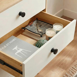 Pomo de Cajón Contemporáneo de Aleación de Zinc en Negro Mate para Cómodas, Armarios de Dormitorio, Guardarropas, Cocina, Muebles de Sala de Estar y Decoración - Product Image 4