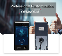 F6 PLUS AI Reconocimiento facial NFC RFID 13,56 QR Control DE ACCESO Android Tiempo libre Grabación Biométrico Nube Software Restablecimiento Función