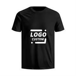 เสื้อยืดพิมพ์ลายแขนสั้นสั่งทำขายส่ง เสื้อยืดผู้ชายสีขาวเรียบง่าย ผ้าฝ้ายออร์แกนิคหนา 100% - Product Image 2