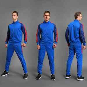 Chándal de Forro Polar para Hombre de Invierno, Secado Rápido, Absorbente de Sudor, Transpirable, Ecológico, Antibacteriano, Talla Grande, Estampado Personalizado - Product Image 2