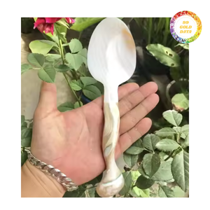 Personalized Mother of Pearl Caviar Spoon Tiny <b>Shell</b> Sugar Coffee Scoop Custom Logo Mother-of-pearl Rice Paddle Spoon 23cm - Product Image 5
