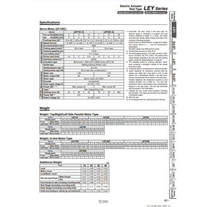 Actionneur électrique pneumatique SMC LEY16B-30C-S3AN3 cylindre - Product Image 1