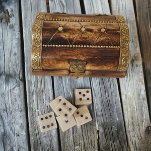 Bone Inlay Eco-Friendly High Quality Handmade Modern Gaming <b>Dice</b> by f s international for Outdoor/Indoor - Product Image 3