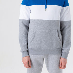 Sweat-shirts à capuche en molleton pour hommes de haute qualité, manches longues, veste thermique d'hiver, logo imprimé personnalisé, cordon de serrage, sweat-shirts à capuche à enfiler - Product Image 2