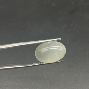 Pierre de lune blanche authentique ovale de 17,2x11,7 mm, 13,70 carats, pour bijoux faits à la main - Product Image 3
