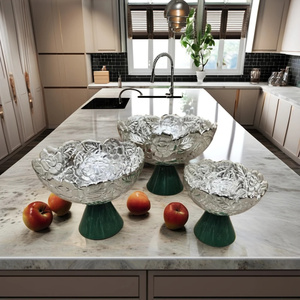 Bol à fruits de qualité supérieure, fait main, léger, en aluminium poli, design classique, décoration de table à manger, personnalisé, magnifique - Product Image 4