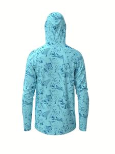 Sudadera de Pesca para Hombre con Logotipo Personalizado, Protección UV UPF 50+, 180g Poliéster, Secado Rápido, Camisa de Pesca con Protección Solar - Product Image 3