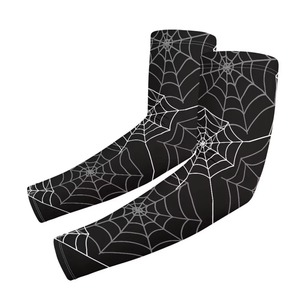 Manchons de compression sportifs 2026 avec logo personnalisé, protection UV, séchage rapide, design uni, pour hommes, football américain, course à pied - Product Image 1