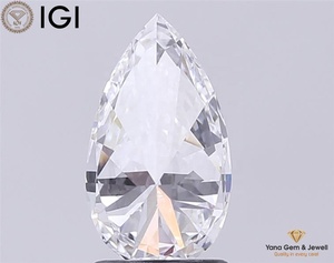 Élégance intemporelle, diamant de 1,50 carat de taille poire cultivé en laboratoire CVD, avec certification IGI, couleur D, clarté VVS1, pour bague de créateur - Product Image 6