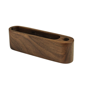 Wood Business Card Holder New <b>Creative</b> Home Office Business Card Holder <b>Creative</b> <b>Gift</b> 100% Natural Business Card Holder Display - Product Image 2