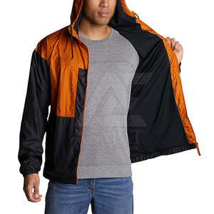 Chaqueta cortavientos personalizada de nueva moda para hombre, chaqueta cortavientos con capucha para hombre, en oferta. - Product Image 4