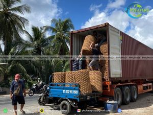 Anti <b>slip</b> thickness 35mm road paving <b>slip</b> prevention outdoor garden matting coir roll natural coconut fiber handmade pro - Product Image 3