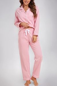 Conjunto de Pijama de 2 Piezas de Algodón Suave para Mujer, Ropa de Dormir de Verano, Ropa de Casa Cómoda - Product Image 3