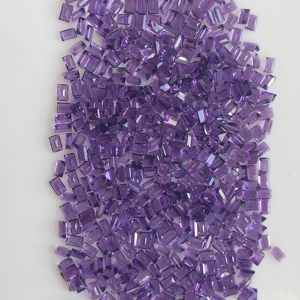 พลอยอะเมทิสต์สีม่วงธรรมชาติจากแอฟริกา ขนาด 3x2 มม. รูปทรงบาแกตต์ คุณภาพดีที่สุด พลอยหลวมสำหรับทำเครื่องประดับ จากร้านเรดเมาน์เทน เจมส์ - Product Image 3