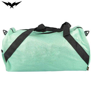 Bolsa de lona brillante de lujo para viaje, de poliéster resistente, bolsas de animación con logotipo y diseño personalizados - Product Image 5