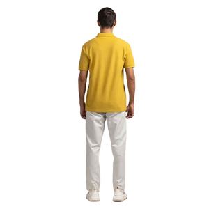 Top vente hommes décontracté Slim Fit Golf pour polo léger à manches courtes couleur unie tricoté tissu pour vêtements de plein air - Product Image 2