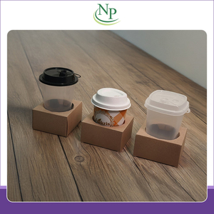 Cajas de Papel Kraft Dúplex Cuadradas Desechables y Ecológicas de Grado Alimenticio, las Más Vendidas, para 1 Taza, al Precio Más Bajo - Product Image 6
