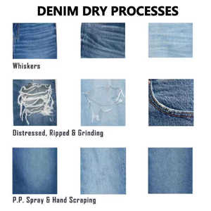 Jeans baggy homme de haute qualité, sur mesure, style streetwear, délavés au soleil, effet acide, coupe ample, bleu clair, effet usé. - Product Image 2