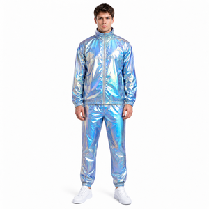 Conjunto Deportivo Personalizado al por Mayor para Hombre, Chaqueta Cortavientos de Nailon, Pantalones Jogger, Ropa Deportiva OEM ODM para Entrenamiento, Fitness, Aire Libre y Uso Diario - Product Image 1