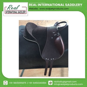 Silla de montar occidental de cuero premium para caballo, cómoda para equitación al aire libre y carreras. - Product Image 5