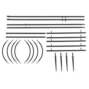 Archi in Ferro Battuto Ecologici per Tetti Piatti, Recinzione per Piante Rampicanti da 3 Piedi per Uso Esterno, per Cancelli di Case, Materiali in Legno/PVC/Metallo - Product Image 4